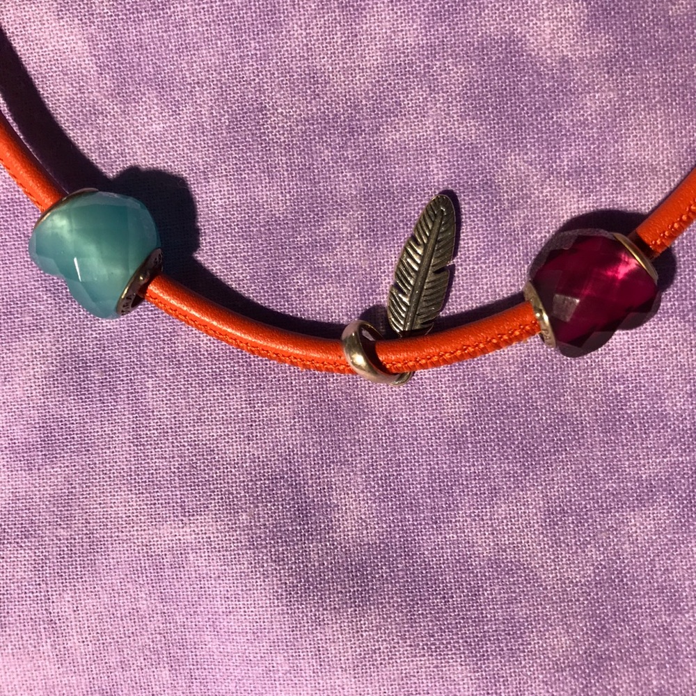 Pandora CZ Leather /Charms - Picture 6 of 9